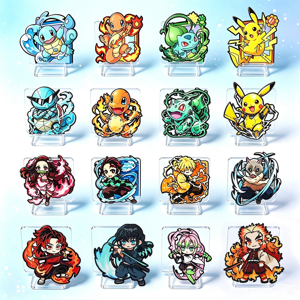 Embroidery Reddit - 8 Pezzi Spille Smaltate Anime Demon