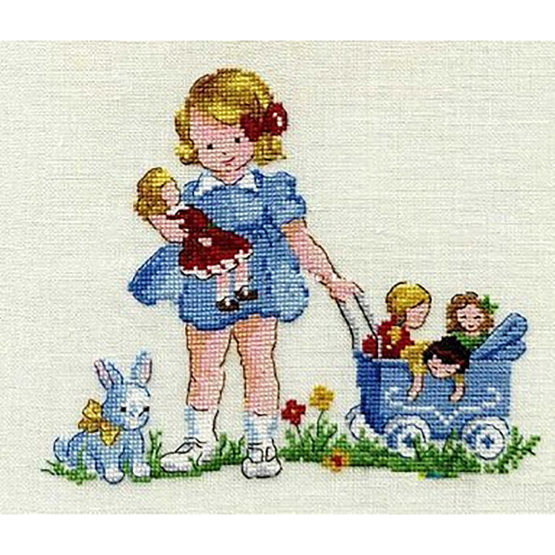 Embroidery Meaning - Set per Punto Croce Cinese, Kit