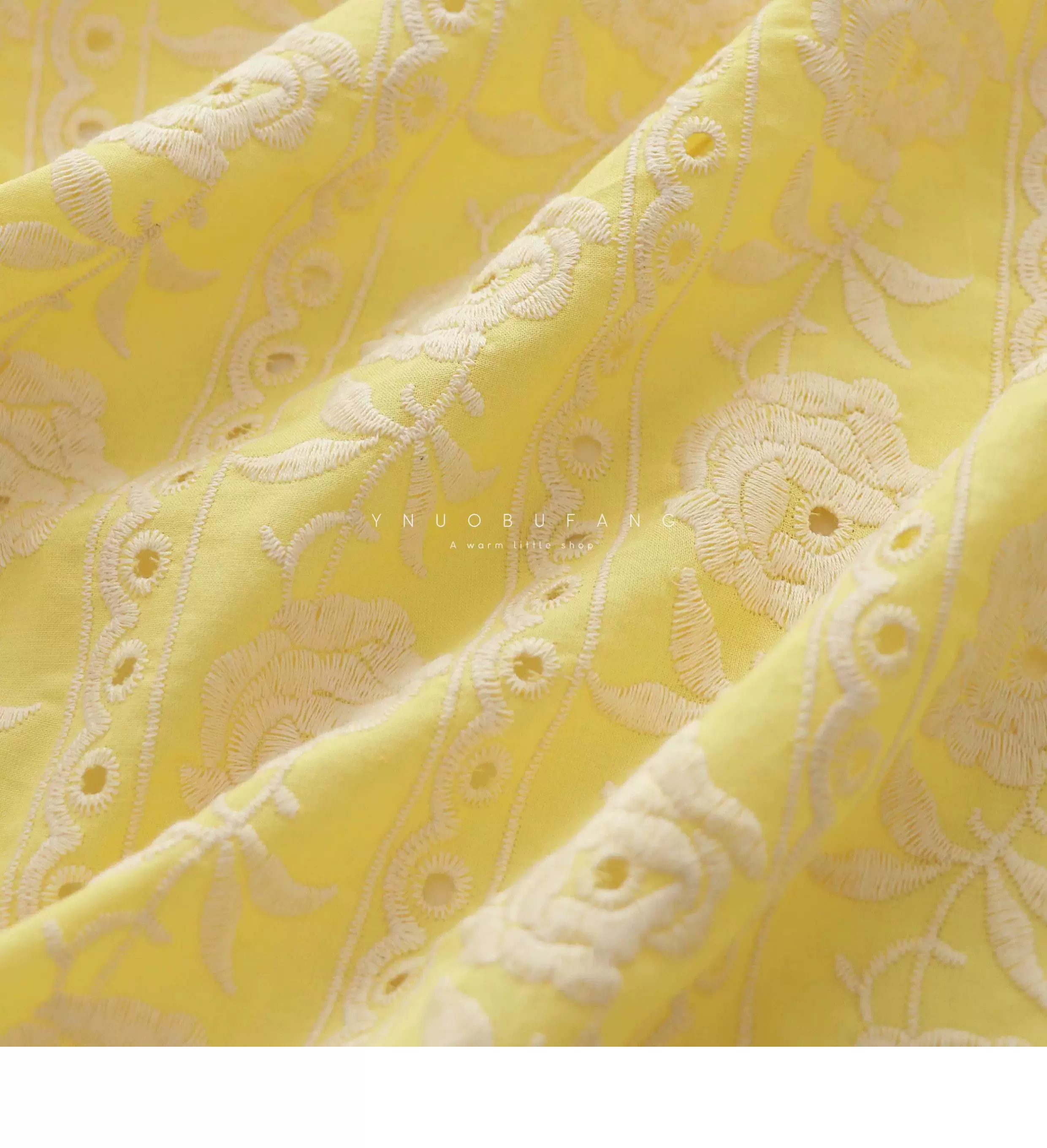 Tessuto in pizzo giallo 100% c - Embroidery Yellow Dress recensione e prezzo