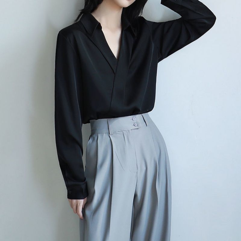 Gidyq camicie in Chiffon nero  - Embroidery Online recensione e prezzo