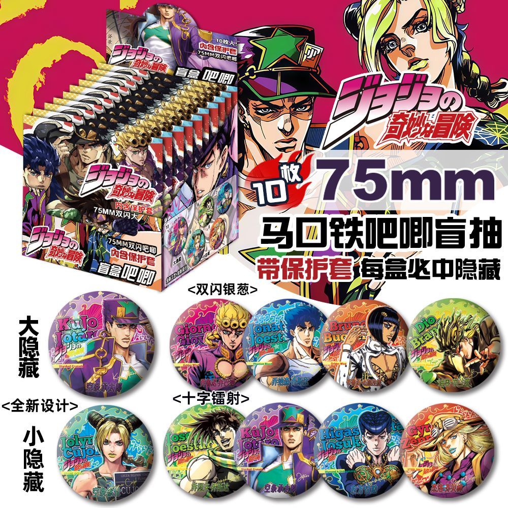JoJo's Bizarre Adventure Badge - Embroidery Reddit recensione e prezzo