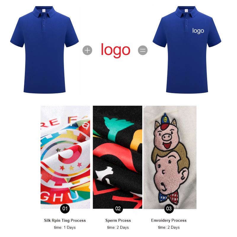 KAISING Polo in puro cotone di - Embroidery Design Logo recensione e prezzo