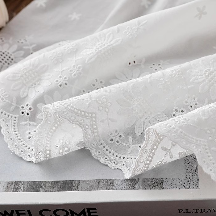 Tessuto in cotone traforato co - Embroidery Cotton Shirt recensione e prezzo