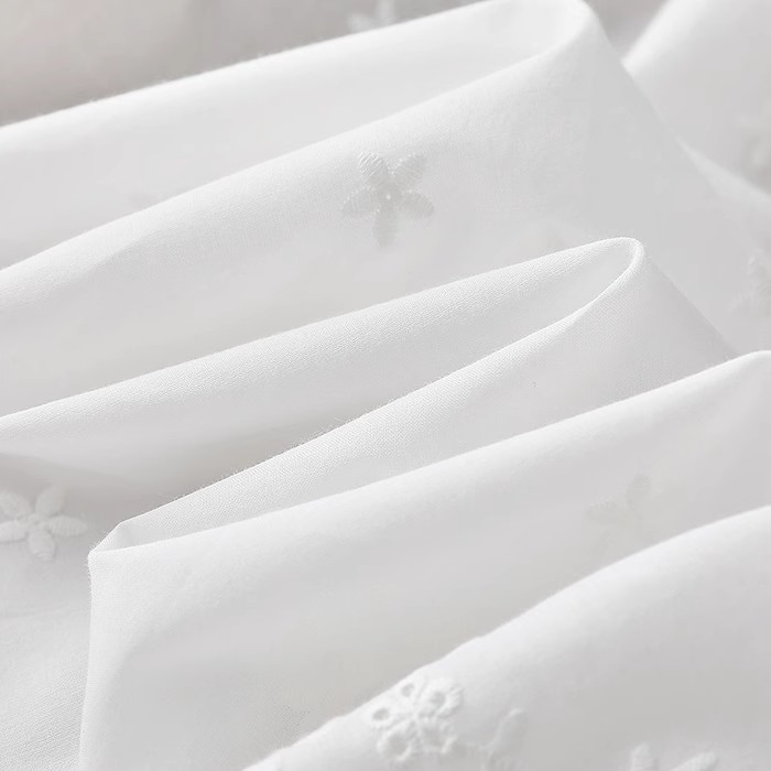 Tessuto in cotone traforato co - Embroidery Cotton Shirt recensione e prezzo