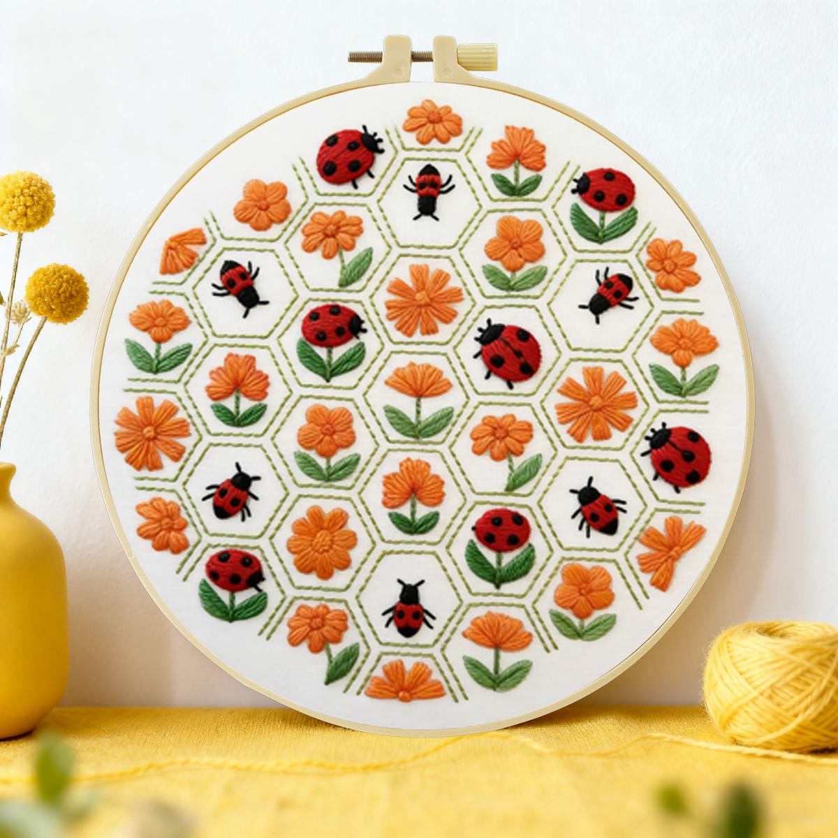 1 pezzo 20X20CM/15X15CM 7.87/6 - Embroidery Lady Bug recensione e prezzo