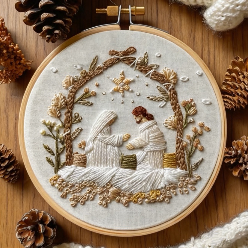 Kit da ricamo natalizio con na - Embroidery Online recensione e prezzo