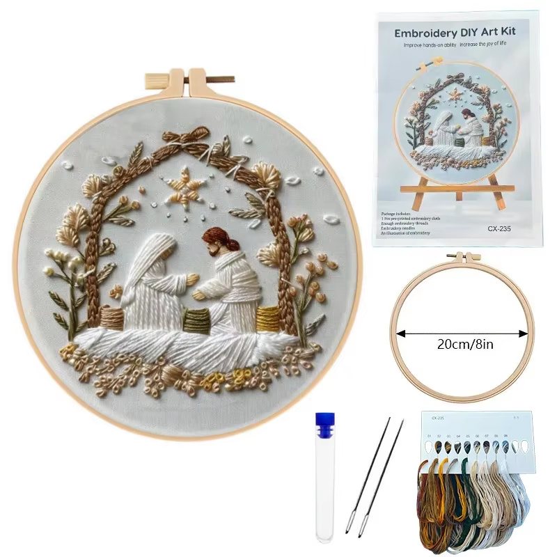 Kit da ricamo natalizio con na - Embroidery Online recensione e prezzo