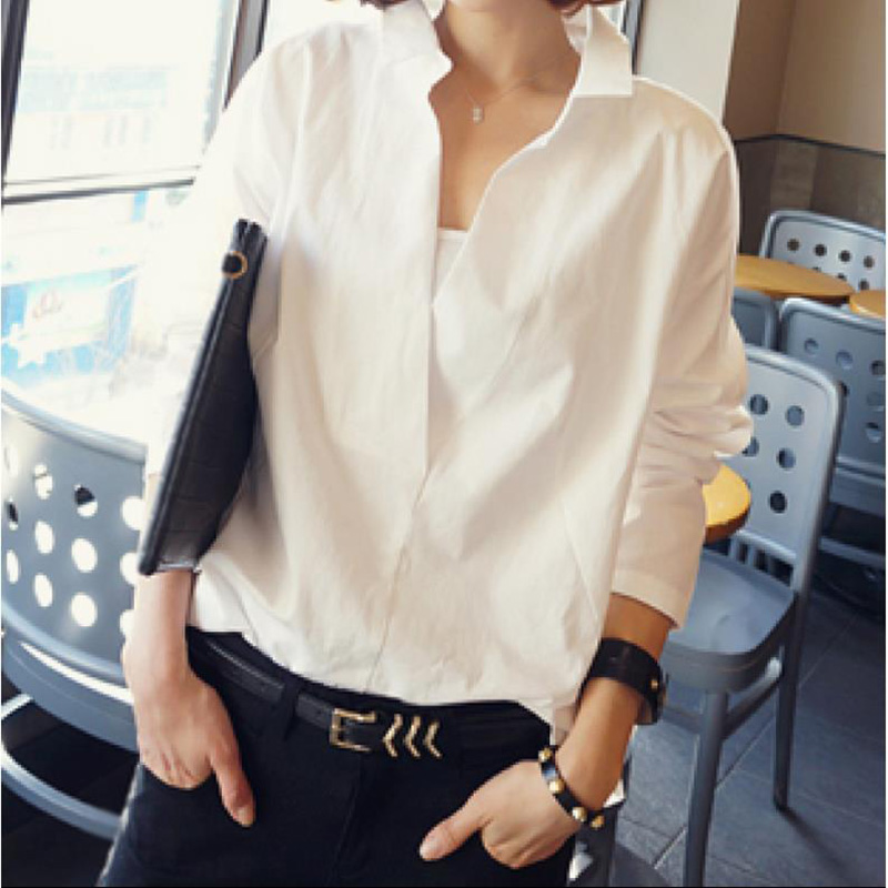 Moda scollo a v ricamo garza i - Embroidery Cotton Shirt recensione e prezzo